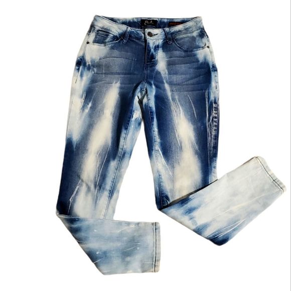 Earl Jeans Jeans Earl Jeans Skinny Ankle Bleach Effect Stretch Jean